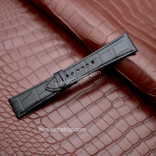 Load image into Gallery viewer, Compatible with Cartier Tank Divan strap 24mm Alligator leather strap - HU Watch strap