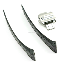 画像をギャラリービューアに読み込む, Genuine Alligator compatible with Cartier Santos100 strap 24.5mm 23mm 20mm - HU Watch strap