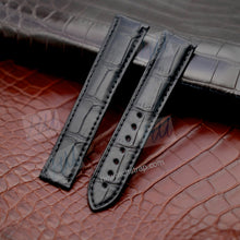 画像をギャラリービューアに読み込む, Genuine Alligator Compatible with omega Watch Strap 20mm 18mm 17mm - HU Watch strap
