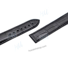 画像をギャラリービューアに読み込む, Genuine Alligator Compatible with omega Watch Strap 20mm 18mm 17mm - HU Watch strap