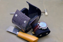 Load image into Gallery viewer, Luxury crocodile skin watch storage box - HU Watch strap