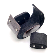 Load image into Gallery viewer, crocodile skin watch storage box