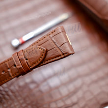 Load image into Gallery viewer, Compatible with Bvlgari Octo Finissimo strap Alligator 30mm - HU Watch strap