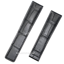 Load image into Gallery viewer, Compatible with TAG Heuer Carrera strap 20mm 19mm alligator leather strap - HU Watch strap