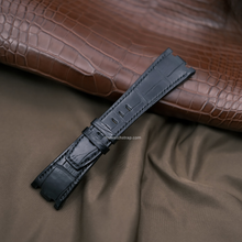 画像をギャラリービューアに読み込む, Compatible with Audemars Piguet Royal Oak Strap 28mm Alligator leather strap - HU Watch strap