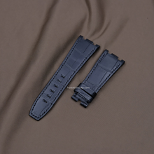 画像をギャラリービューアに読み込む, Compatible with Audemars Piguet Royal Oak Strap 28mm Alligator leather strap - HU Watch strap