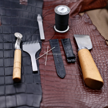 画像をギャラリービューアに読み込む, Genuine Alligator Compatible with Hermès Arceau Strap 20mm - HU Watch strap