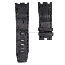 画像をギャラリービューアに読み込む, Compatible with Audemars Piguet Royal Oak Strap 28mm Alligator leather strap - HU Watch strap