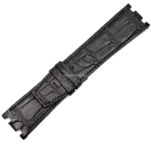 画像をギャラリービューアに読み込む, Compatible with Audemars Piguet Royal Oak Strap 28mm Alligator leather strap - HU Watch strap