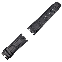 画像をギャラリービューアに読み込む, Compatible with Audemars Piguet Royal Oak Strap 28mm Alligator leather strap - HU Watch strap
