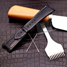 Load image into Gallery viewer, compatible Patek Philippe Nautilus 5712 5711 Strap 25mm Alligator leather strap - HU Watch strap