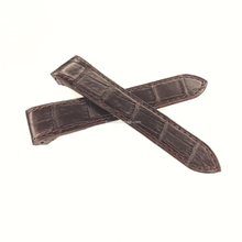 画像をギャラリービューアに読み込む, Genuine Alligator compatible with Cartier Santos100 strap 24.5mm 23mm 20mm - HU Watch strap