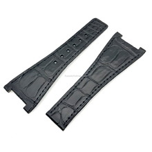 画像をギャラリービューアに読み込む, Genuine Alligator Compatible with Omega Constellation series Watch Strap 28mm - HU Watch strap