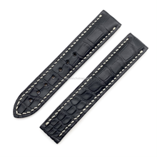 画像をギャラリービューアに読み込む, Genuine Alligator Compatible with omega Watch Strap 20mm 18mm 17mm - HU Watch strap