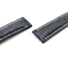 画像をギャラリービューアに読み込む, Genuine Alligator Compatible with omega Watch Strap 20mm 18mm 17mm - HU Watch strap