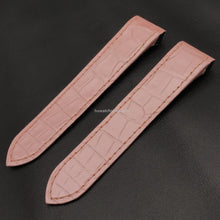 画像をギャラリービューアに読み込む, Genuine Alligator compatible with Cartier Santos100 strap 24.5mm 23mm 20mm - HU Watch strap