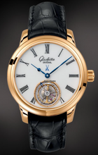 Load image into Gallery viewer, Alligator strap Compatible with  Glashütte Original Senator Watch Strap - HU Watch strap
