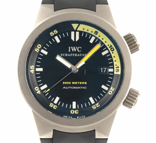 Load image into Gallery viewer, Compatible with IWC Aquatimer 2000 Watch Strap Alligator strap - HU Watch strap
