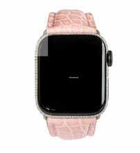 Load image into Gallery viewer, Genuine Alligator Compatible with Apple Watch Watch Strap 24mm 22mm - HU Watch strap
