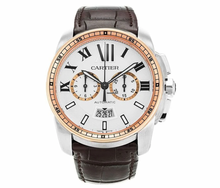 Load image into Gallery viewer, Alligator strap Compatible with Calibre de Cartier Reference number Watch Strap23.5mm - HU Watch strap
