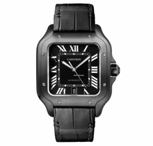 Load image into Gallery viewer, Alligator strap Compatible with Cartier Santos Watch Strap 18mm - HU Watch strap

