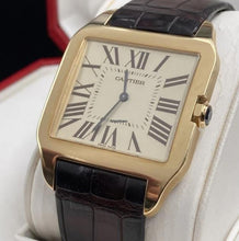 Load image into Gallery viewer, Alligator strap Compatible with Cartier Santos Dumont Watch Strap 21mm 18mm - HU Watch strap

