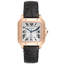 Load image into Gallery viewer, Compatible with Cartier Santos Watch Strap 21mm 18mm Alligator strap - HU Watch strap
