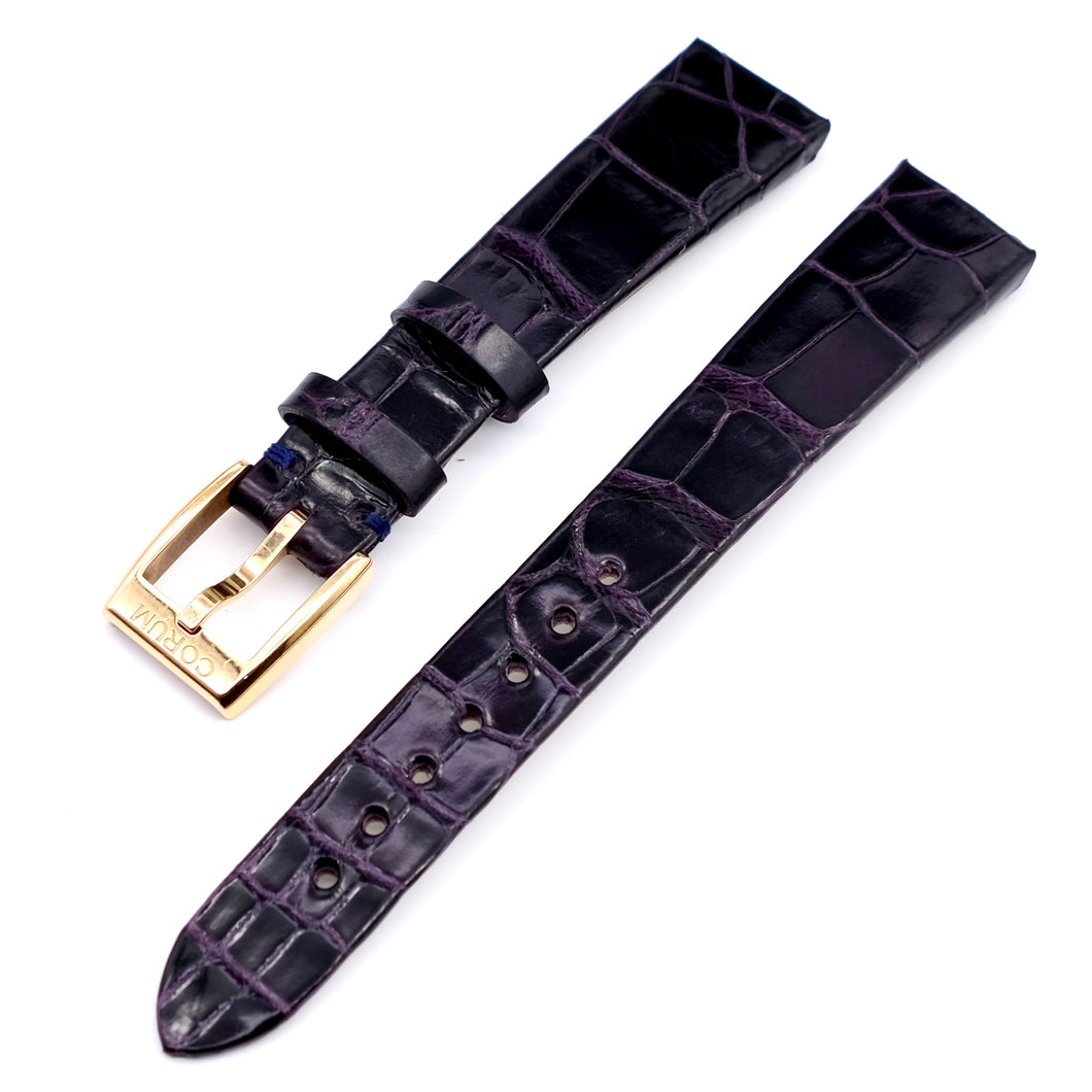 Compatible with CORUM Miss Golden Bridge  Watch Strap Alligator strap - HU Watch strap