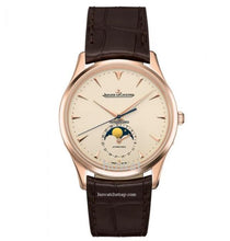 Load image into Gallery viewer, Alligator strap Compatible with JaegerLeCoultre esMaster Ultra Thin Moon Watch Strap 21mm - HU Watch strap
