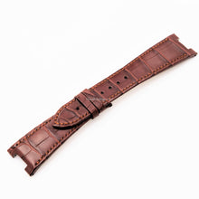 Load image into Gallery viewer, compatible Patek Philippe Nautilus 5712 5711 Strap 25mm Alligator leather strap - HU Watch strap
