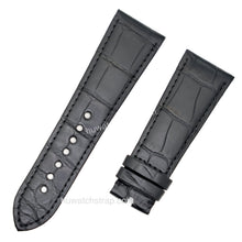 Load image into Gallery viewer, Compatible with Cartier Tank Divan strap 24mm Alligator leather strap - HU Watch strap
