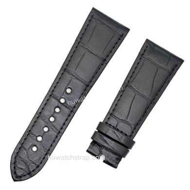 Compatible with Cartier Tank Divan strap 24mm Alligator leather strap - HU Watch strap