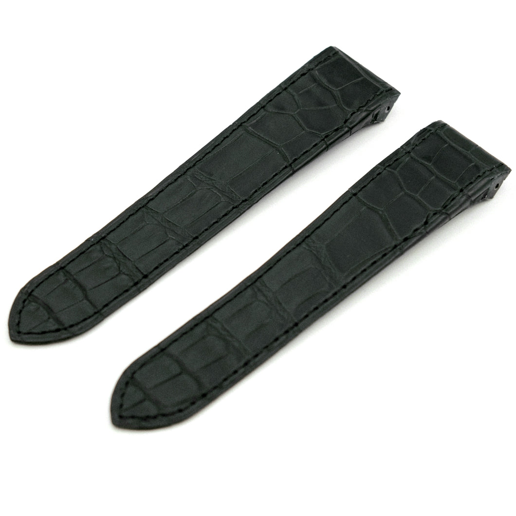 Genuine Alligator compatible with Cartier Santos100 strap 24.5mm 23mm 20mm - HU Watch strap