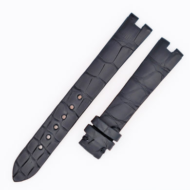 Genuine Alligator Compatible with BVLGARI B.ZERO1 Watch Strap 13mm - HU Watch strap