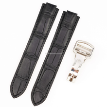 Load image into Gallery viewer, Compatible with cartier blue balloon Alligator strap 44mm 42mm 36mm 33mm 28mm Watch Strap - HU Watch strap
