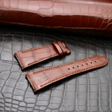Charger l&#39;image dans la galerie, Compatible with Bvlgari Octo Finissimo strap Alligator 30mm - HU Watch strap
