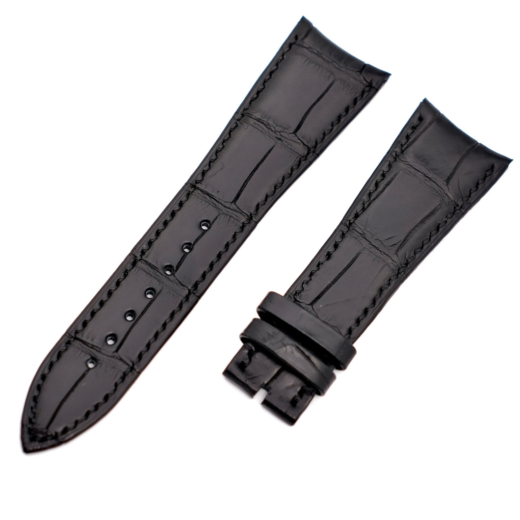 Genuine Alligator Compatible with  Roger Dubuis La Monegasque 44 mm Strap 25mm - HU Watch strap