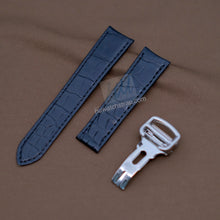 Carica l&#39;immagine nel visualizzatore di Gallery, Genuine Alligator Compatible with Cartier Tank Americaine Watch Strap 16mm - HU Watch strap
