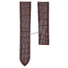 Carica l&#39;immagine nel visualizzatore di Gallery, Genuine Alligator Compatible with Cartier Tank Americaine Watch Strap 16mm - HU Watch strap

