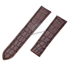 Carica l&#39;immagine nel visualizzatore di Gallery, Genuine Alligator Compatible with Cartier Tank Americaine Watch Strap 16mm - HU Watch strap
