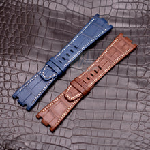 Carica l&#39;immagine nel visualizzatore di Gallery, Genuine Alligator Compatible with AP Royal Oak 42 Watch Strap 28mm - HU Watch strap
