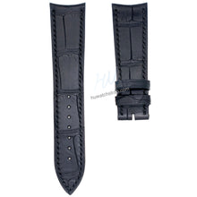 Charger l&#39;image dans la galerie, Alligator strap Compatible with JaegerLeCoultre esMaster Ultra Thin Moon Watch Strap 21mm - HU Watch strap
