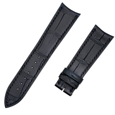 Alligator strap Compatible with JaegerLeCoultre esMaster Ultra Thin Moon Watch Strap 21mm - HU Watch strap