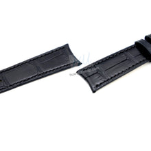 Charger l&#39;image dans la galerie, Alligator strap Compatible with JaegerLeCoultre esMaster Ultra Thin Moon Watch Strap 21mm - HU Watch strap
