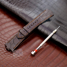 Load image into Gallery viewer, Compatible with  Vacheron Constantin Overseas Dual Time 47450  Watch Strap Alligator strap - HU Watch strap
