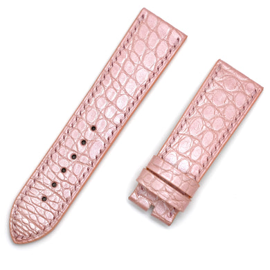 Genuine Alligator Compatible with Apple Watch Watch Strap 24mm 22mm - HU Watch strap