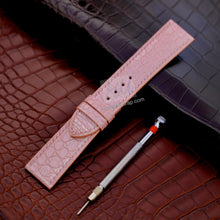 Load image into Gallery viewer, Genuine Alligator Compatible with Apple Watch Watch Strap 24mm 22mm - HU Watch strap

