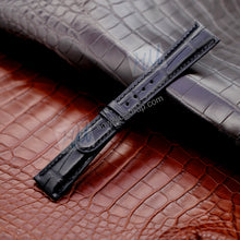 Carica l&#39;immagine nel visualizzatore di Gallery, Alligator strap Compatible with A. Lange &amp; Söhne watches - HU Watch strap
