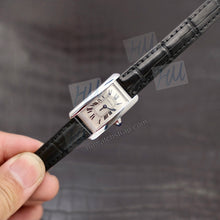 Load image into Gallery viewer, Alligator strap Compatible with Cartier Tank Américaine Watch Strap - HU Watch strap
