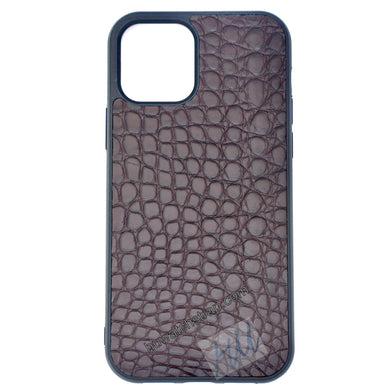 Luxury real crocodile skin case compatible with iPhone 12 Pro / iPhone 12 - HU Watch strap